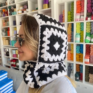 Knit Balaclava, Crochet Balaclava, Ski Mask, Granny Square Hat ...