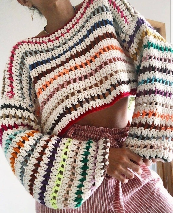 Sueter de hilo a crochet hotsell