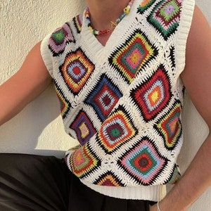 Hand Knit Vest 