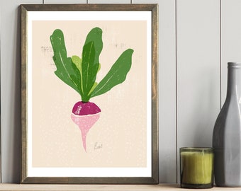 kitchen fine art 8 x 10 / 11 x 14 /  kitchen décor / food art / wall art kitchen / food illustration / food print