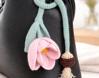 Handmade Tulip Bag Charm