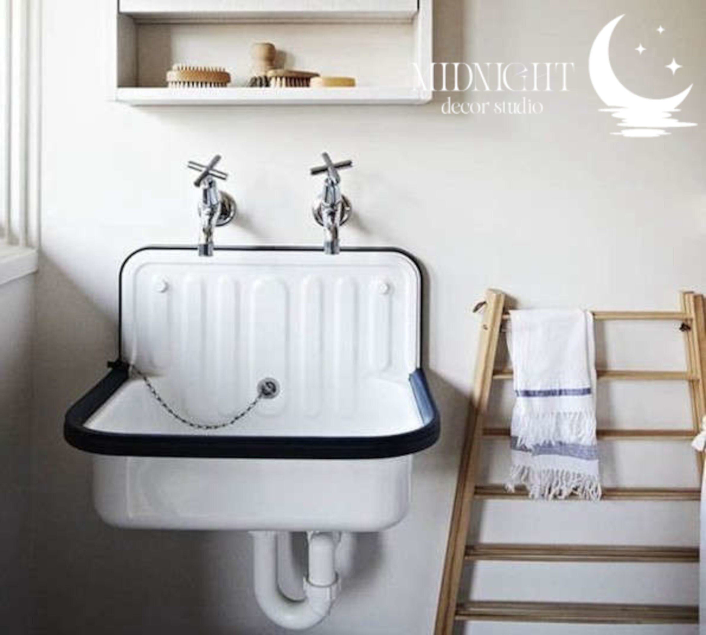 Vintage Sink Farmhouse Sink Laundry Room Sink Wall-mounted - Etsy UK