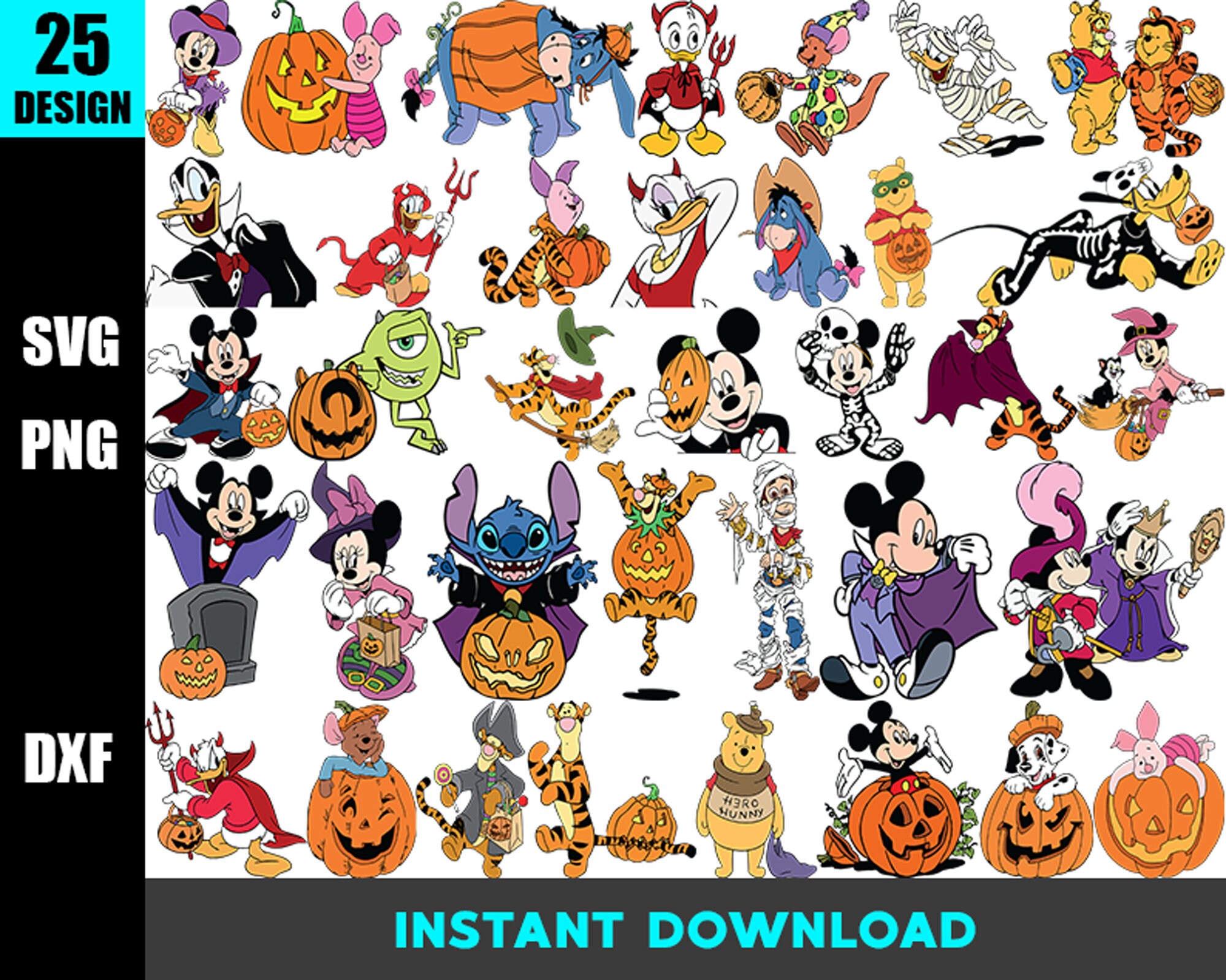 Halloween Cartoon - Etsy