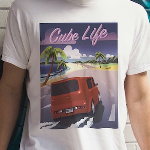 Maglietta Cube Life Maglietta Nissan Cube Maglietta Box Car di seconda generazione