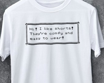 I Like Shorts Tshirt Retro Gaming Shirt 8Bit Handheld T-shirt Game Boy Tee