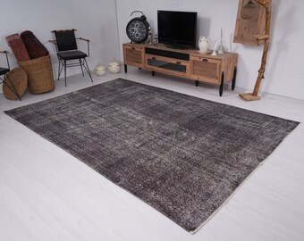 7x10 Rug, Turkish Rug, Vintage Rug, Oushak Rug, Large Vintage Rug, Oversize Rug, Antique Rug, Living Room Rug, Natural Rug 7x10, 545
