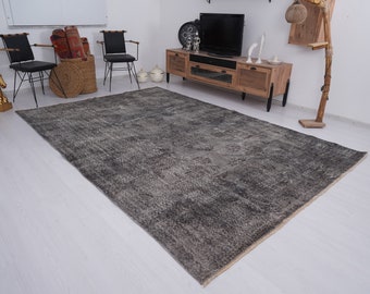 7x10 Rug, Oversize Vintage Rug, Oushak Rug, Turkish Rug 7x10, Large Oushak Rug, Oversize Rug, Vintage Area Rug, Home Rug, Muted Rug 7x10,146