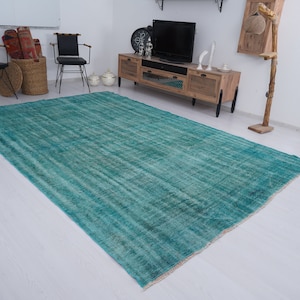 7x11 Rug, Oversize Oushak Rug, Vintage Rug, Turkish Rug 7x11, Large Rug, Oversize Rug, Neutral Rug, Muted Rug, Antique Rug, Natural Rug,465