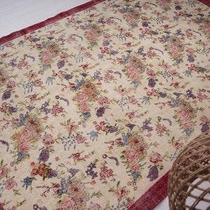 7x10 Rug, Turkish Rug, Oushak Rug, Vintage Rug, Large Area Rug, Oversize Rug, Natural Rug, Turkish Area Rug, Soft Rug, Faded Rug 7x10, 313
