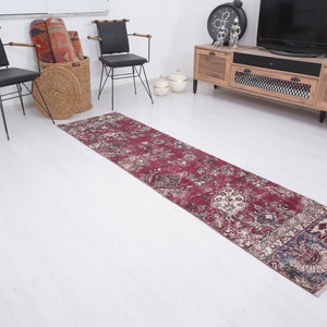 Teppichläufer, Vintage Teppich 70x200, Kelimteppich 70x250, Wollteppich,Organischer Teppich 70x200,215
