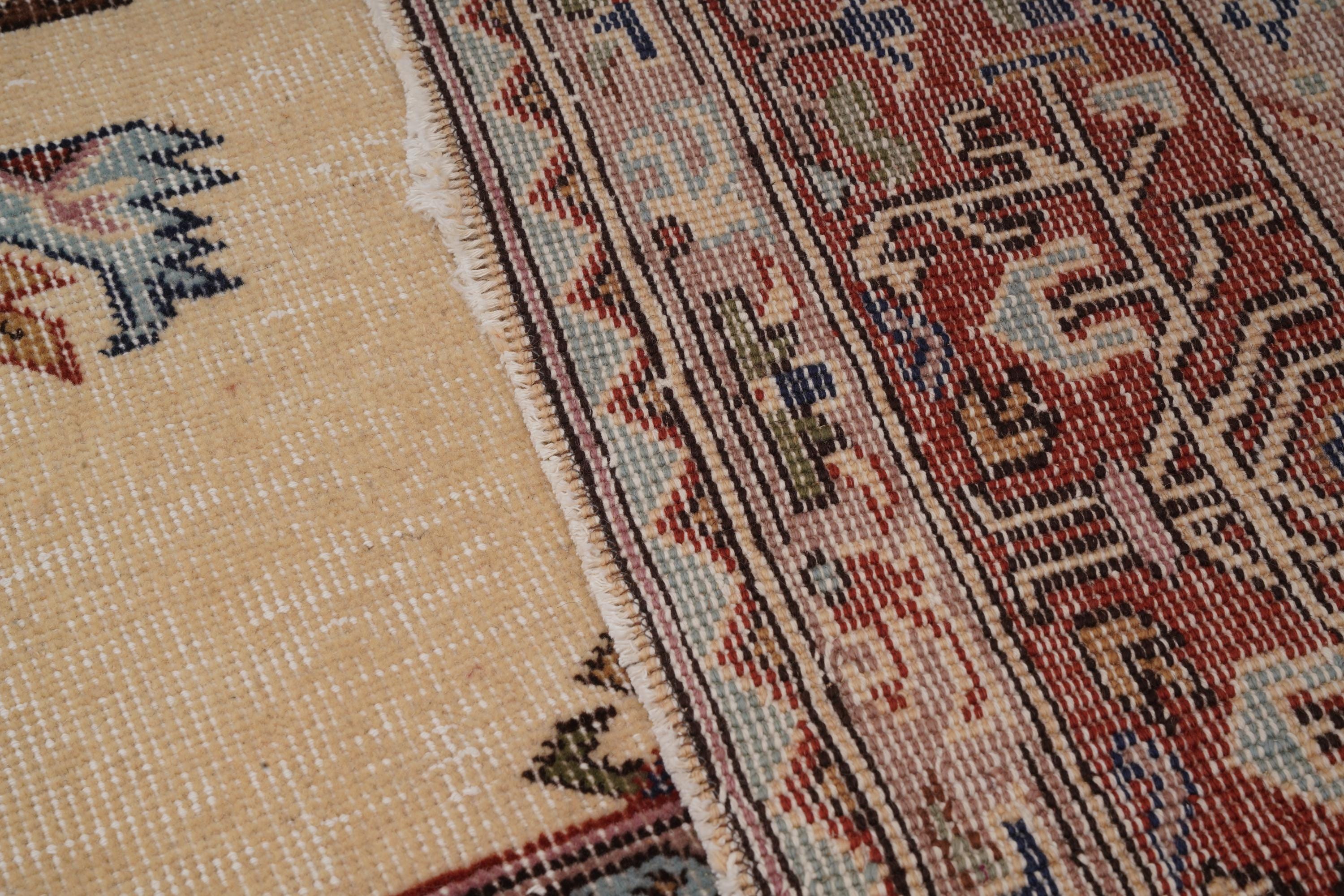Large Turkish Rug Vintage Turkey Rug, Turkish Rug 6x10, Oversize Oushak Rug, Handmade ...