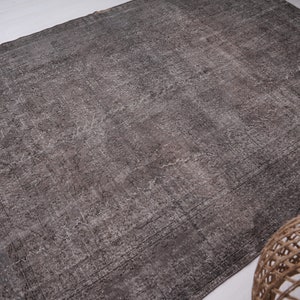 Handwoven Turkish Rug Large Oushak Rug, Vintage Rug 7 x 10, Large Area Rug, Oversize Area Rug, Antique Rug,Vintage Area Rug,Neutral Rug,1229