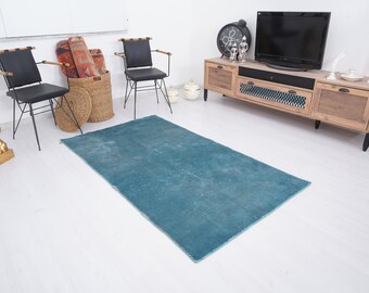 4x6 Rug, Oushak Rug, Turkish Rug, Vintage Rug 4x6, Handmade Rug, Organic Rug, Turkey Carpet, Oushak Area Rug, Natural Rug, 4x6 Wool Rug, 306