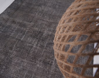 7x10 Rug, Turkish Oversize Rug, Oushak Rug, Vintage Rug, Large Rug, Oversize Rug, Natural Rug, Vintage Area Rug, Old Rug, Muted Rug 7x10,111