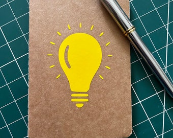 Light Bulb Idea Decal Sticker - Journal Decal - Idea Sticker - Eureka Moment - Planner sticker