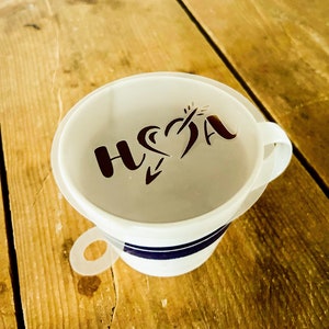 Custom Wedding Valentines Coffee Stencil, Valentines Stencil, Love Stencil, Cappuccino Duster, Café Life, Personalised Stencil