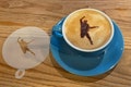 Springsteen Coffee Stencil, Cappuccino, Duster, Bruce, The Boss | Choice of 3 Designs