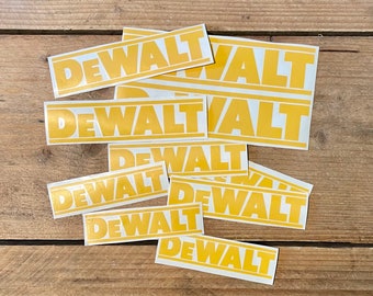 DeWalt Decals, Stickers Set x 10