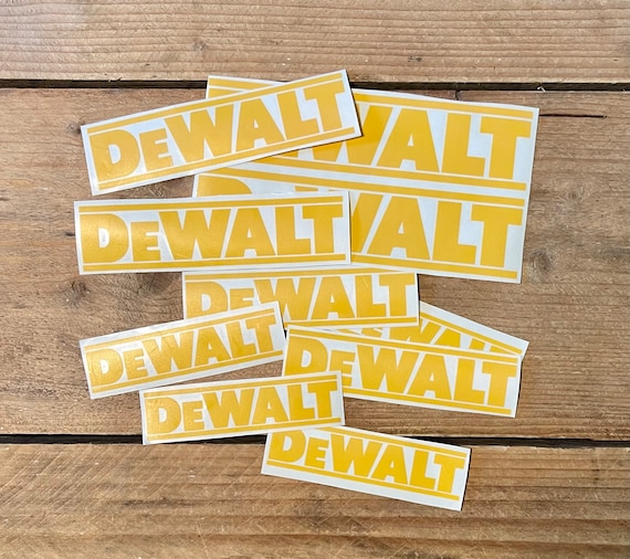 Dewalt Decals Stickers Set X 10 Etsy