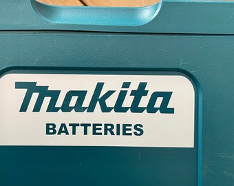 Makita aangepaste Makpac sticker sticker, werkplaats, systainer, elektrisch gereedschap, Makpac