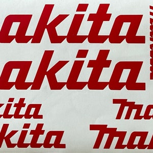 Makita Decal Sticker Set x 10, Workshop, Systainer, Power Tool, Makpac