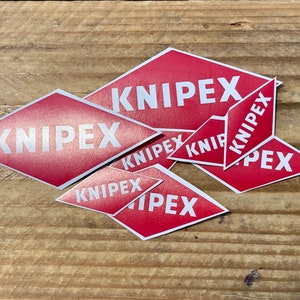 Knipex Aufkleber Sticker Set x 8, Werkstatt, Systainer, Elektriker Aufkleber, Werkzeug Aufkleber