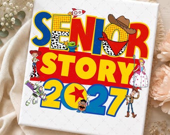 Senior Story, Graduation Story Png, Story Grad Png, Class of 2027, Senior 2027 Graduation, We Did It, Colorful Class of 2027 Design