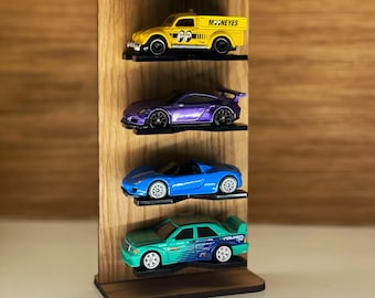 Pantalla de fundición a presión 1/64 para coleccionistas de modelos Hot Wheels, Matchbox, Greenlight, Autoworld, Ignition, disponible para personalizar