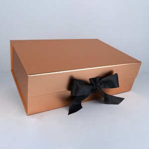 Set of 15 Large Magnetic Closure Gift Boxes, Business Gifts, Wholesale Price, Customizable, 14x9.5x4.5in,Black, White, Copper, Red, Silver