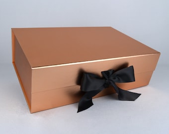 Set of 15 Large Magnetic Closure Gift Boxes, Business Gifts, Wholesale Price, Customizable, 14x9.5x4.5in,Black, White, Copper, Red, Silver