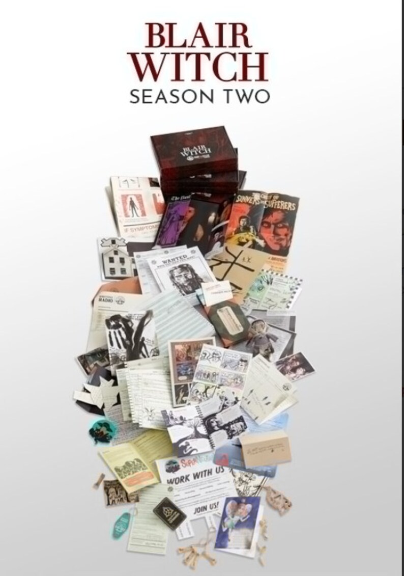 Hunt A Killer Blair Witch Board Game season 2 Complete NEW Etsy