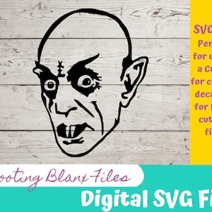 Classic Vampire SVG File: Horror Cricut, Cameo, Glowforge (Digital)