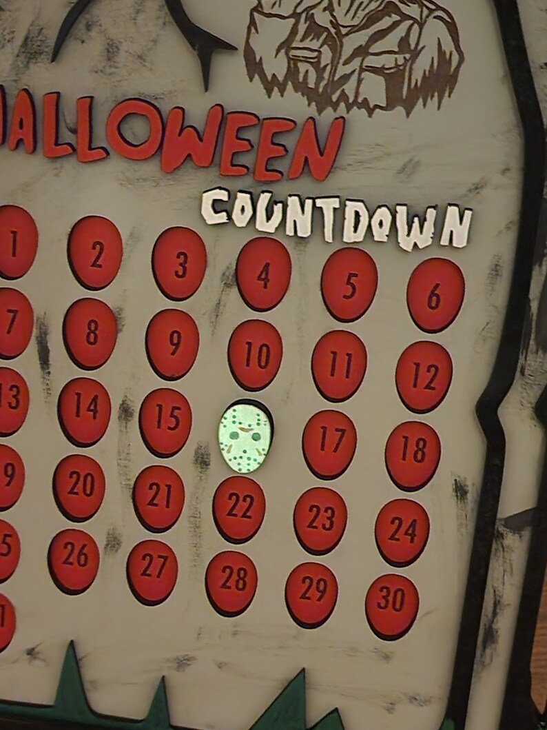 Halloween Countdown FILE / SVG File Halloween Etsy