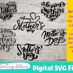 Moederdag citaat bundel SVG bestand perfect voor Cricut, Cameo of Silhouette ook geweldig voor het lasergraveren van Glowforge, Moeder, Moeder