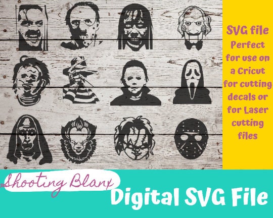 Classic Horror SVG Files Perfect for Cricut & Modern Horror, Also for