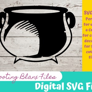 Cauldron  SVG file for Cricut - laser engraving Glowforge, Scary, Halloween, Minimalistic, Halloween, Horror, witch