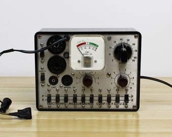 1960-61 Electronic Measurements Corporation EMC 211 Radio Tube Tester New York, NY