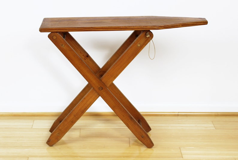 1940s Wooden Childs Ironing Board With Wood Dowels One of A Kind