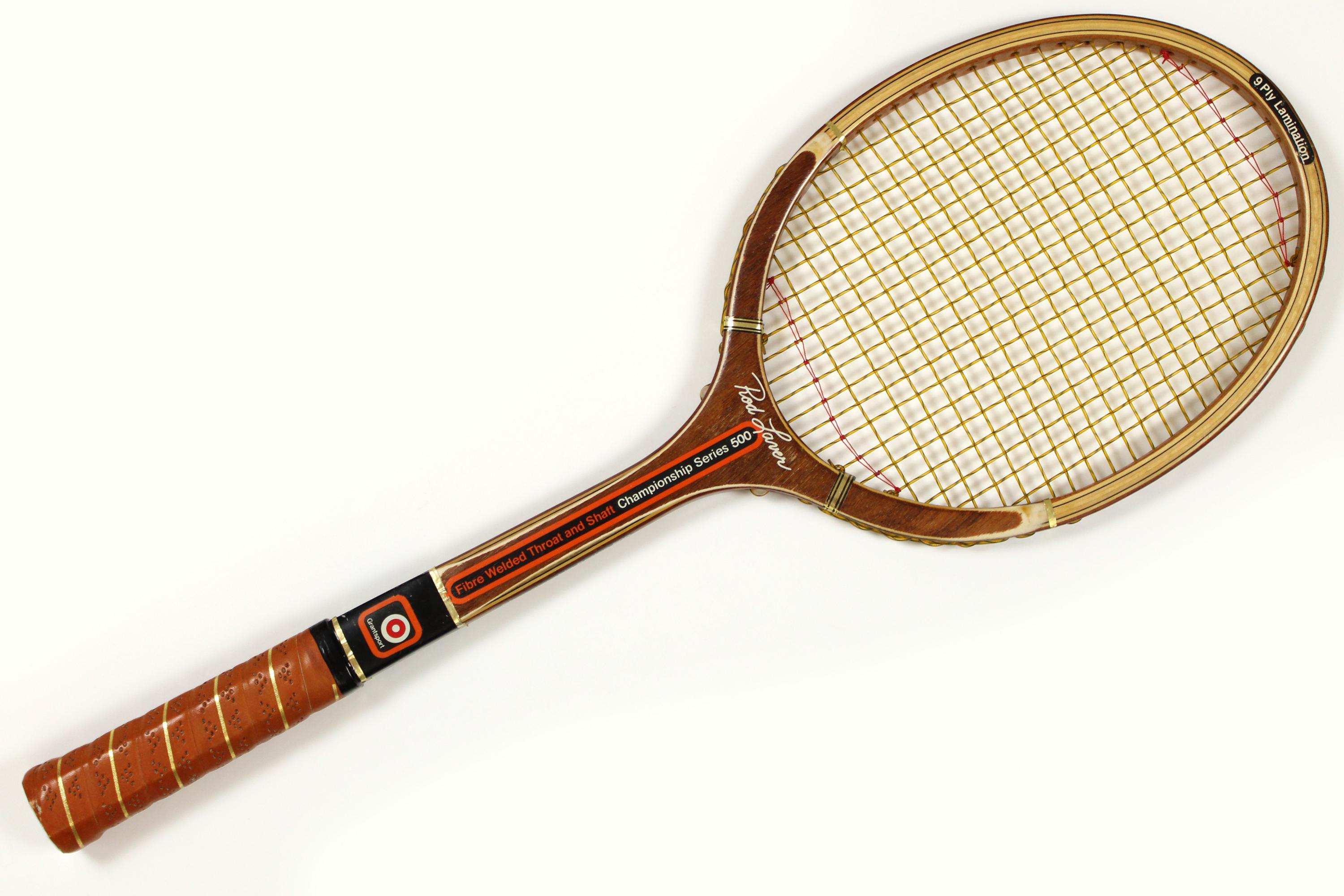 Raquette De Tennis Vintage Dunlop Maxply Fort En Bois - Taille Medium 4