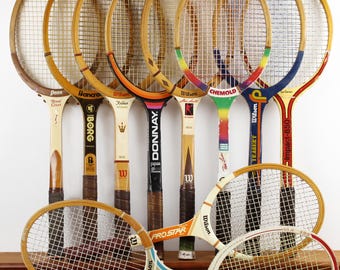 Vintage Donnay Allwood Superlight Bjorn Borg Model Wood Tennis