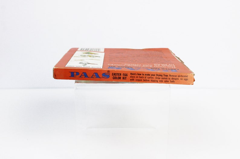 Vintage PAAS Easter Egg Color Dye Kit With Fizz Tablets 1960's Factory