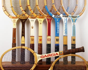 Wood Tennis Racket Wilson Jack Kramer Billie Jean King Chris Evert Brian Gottfreid Macgregor