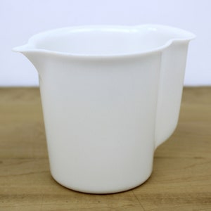 Vintage White Tupperware Flip Top Creamer Container with Lid #574-12 free  ship