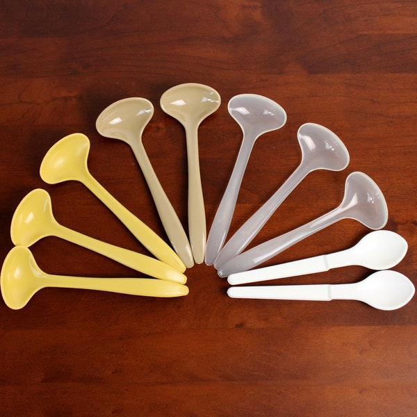 Vintage NEW Tupperware Spoons Condiment Ladles 872 - Sold as Sets