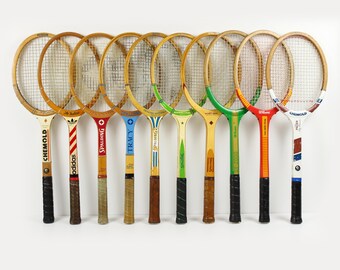 Raquette De Tennis Vintage Wilson Frank Sedgman – Bois – 4 5/8 – USA – Ancienne Collection