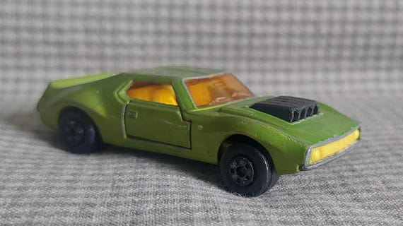 1972 Matchbox Superfast Lime Green AMX Javelin No 9 Made in