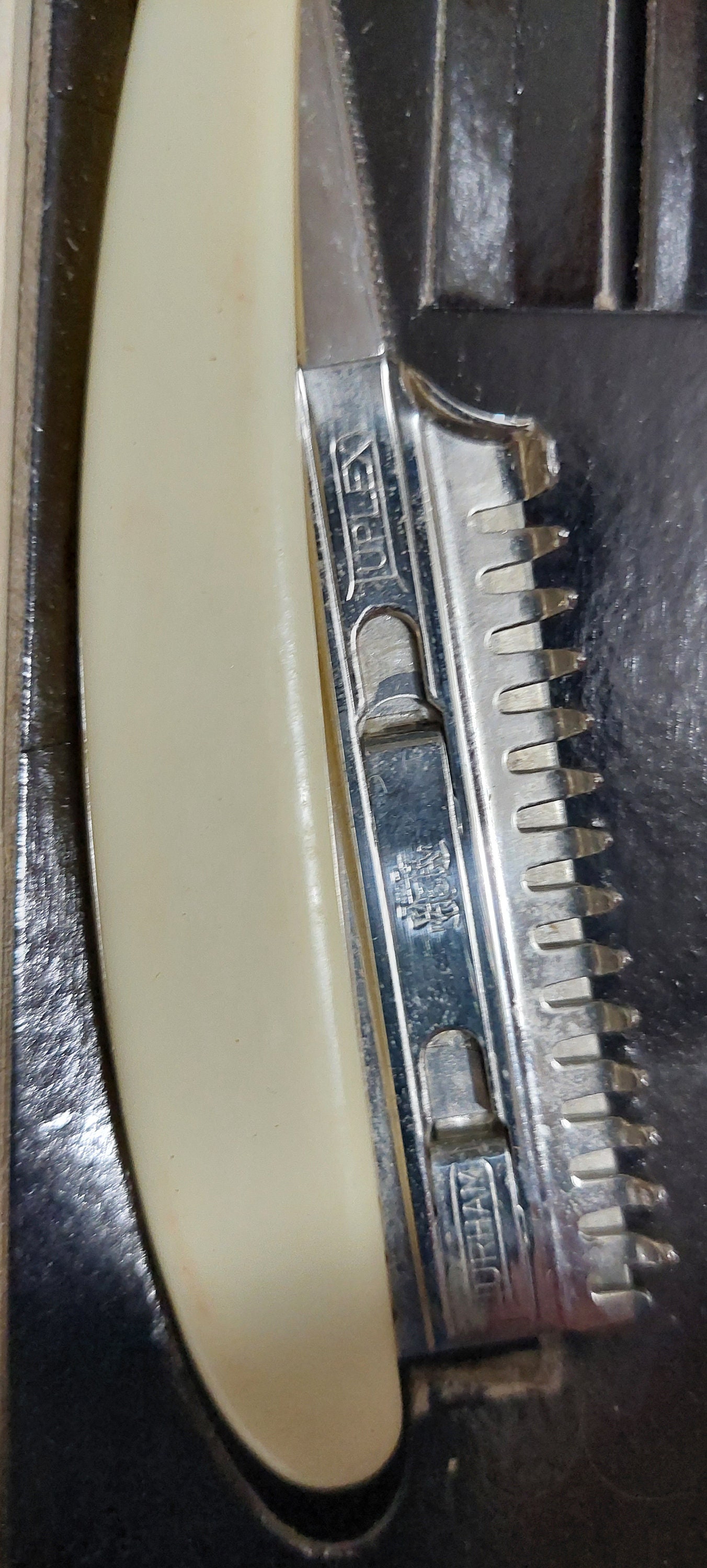 Vintage Durham Duplex Strait Razor With Celluloid Handle in Original ...