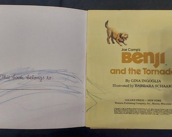 Benji y el tornado de Vintage Joe Camp de Gina Ingaglia México