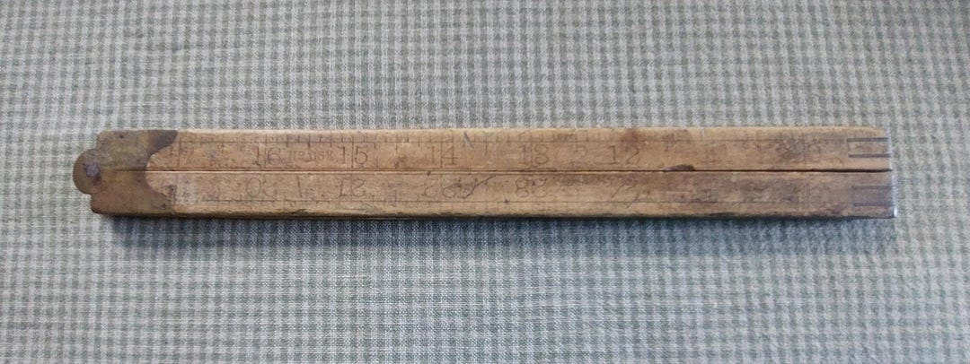 Vintage Stanley 36 Inch Wood and Brass Folding Ruler No. 661/2 - Etsy