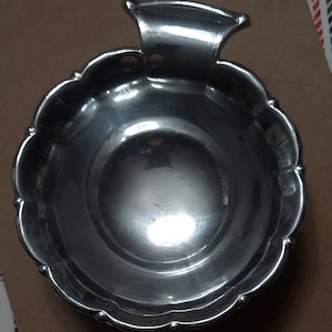 Vintage Art Deco Style Wilton Armetale Condiment Trinket Bowls With Handles 2pcs